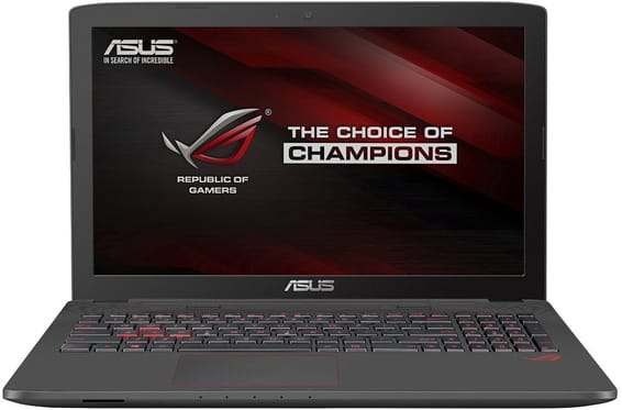 Ordinateur portable Gaming Asus ROG GL752VW-T4194T Noir avec un sac, souris, casque Offerts