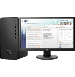 Ordinateur de bureau HP Pro G2 Microtour avec Écran (5QL05EA)
