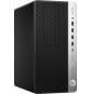Ordinateur de Bureau HP ProDesk 600 G4 Microtour (3XW65EA)