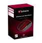 Souris Verbatim Nano sans fil laser - Rouge
