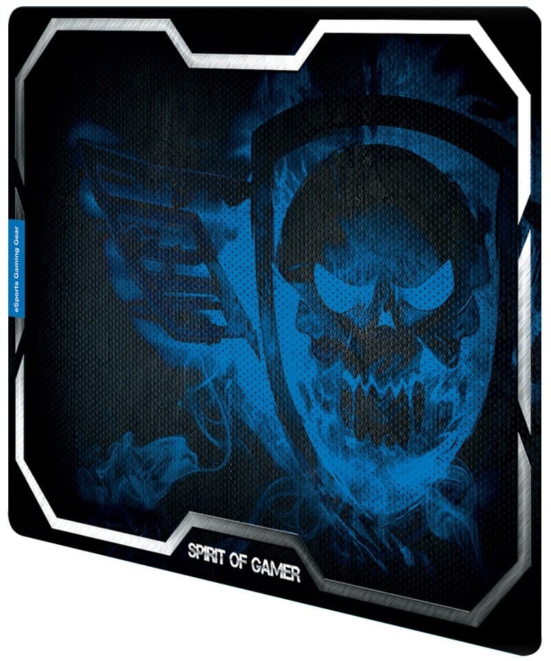 Tapis de souris de jeu SpiritOfGamer Smokey Skull King (SOG-PAD01XLB)