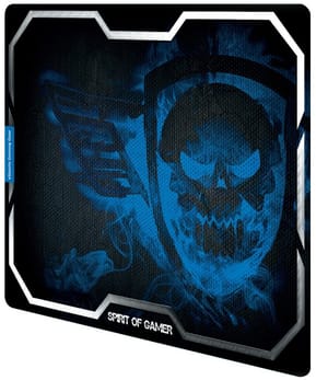 Tapis de souris de jeu SpiritOfGamer Smokey Skull King (SOG-PAD01XLB)