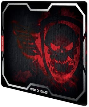 Tapis de souris de jeu SpiritOfGamer Smokey Skull King (SOG-PAD01XLB)