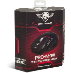 Souris de jeu SpiritOfGamer Pro-M9 - 2000 DPI - Sans fil (S-G929RF)