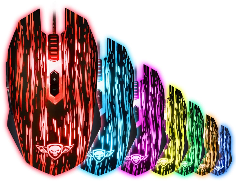 Souris de jeu SpiritOfGamer Elite M40 FURY - Optique (S-EM40F)