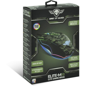 Souris Gaming SpiritOfGamer Elite M50 - Edition Armé (S-EM50A)