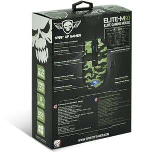 Souris Gaming SpiritOfGamer Elite M50 - Edition Armé (S-EM50A) — image 6