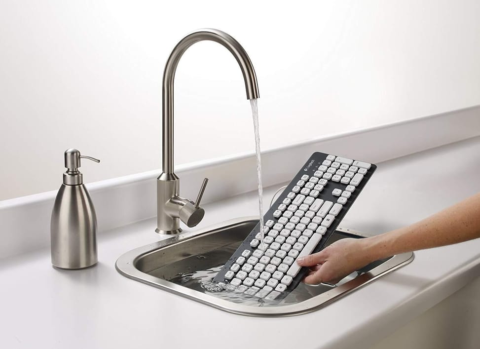Logitech Washable Keyboard K310 - Clavier filaire lavable (AZERTY, Français)