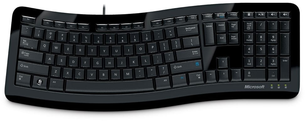 Clavier USB Microsoft Comfort Curve Keyboard 3000 - AZERTY