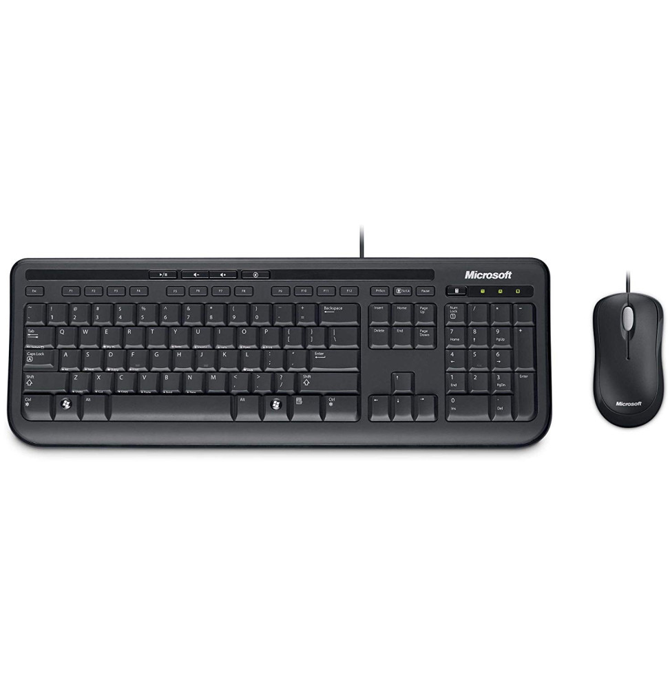 Clavier et souris Microsoft Wired Desktop 600