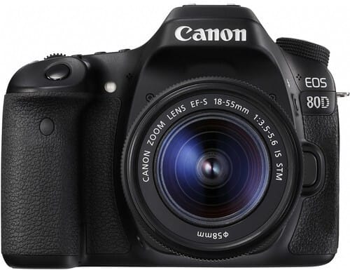 Appareil photo Compact Canon EOS 80D 18-55mm IS (1263C011AB)
