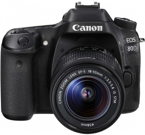 Appareil photo Compact Canon EOS 80D 18-55mm IS (1263C011AB)