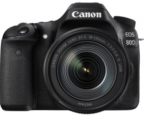 Reflex Canon EOS 80D + Objectif Canon EF-S 18-135mm IS USM (1263C012AA)