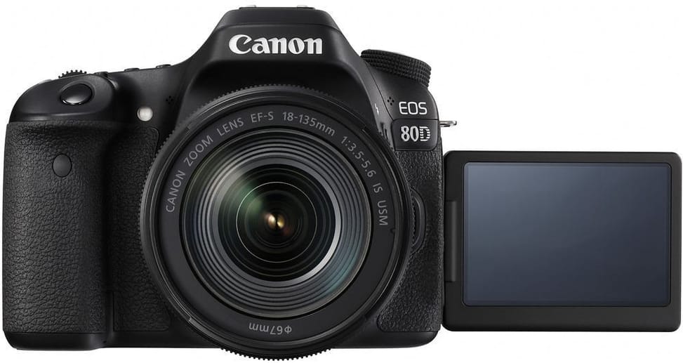 Reflex Canon EOS 80D + Objectif Canon EF-S 18-135mm IS USM (1263C012AA)
