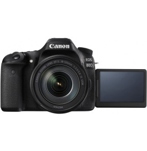 Reflex Canon EOS 80D + Objectif Canon EF-S 18-135mm IS USM (1263C012AA)