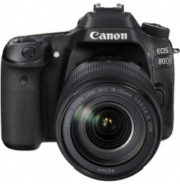 Reflex Canon EOS 80D + Objectif Canon EF-S 18-135mm IS USM (1263C012AA)
