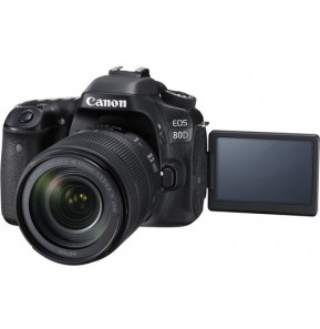 Reflex Canon EOS 80D + Objectif Canon EF-S 18-135mm IS USM (1263C012AA)