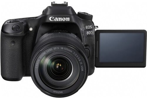 Reflex Canon EOS 80D + Objectif Canon EF-S 18-135mm IS USM (1263C012AA)