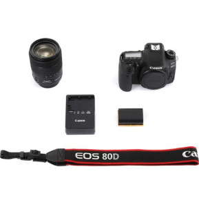 Reflex Canon EOS 80D + Objectif Canon EF-S 18-135mm IS USM (1263C012AA)