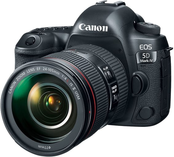 Appareil photo Reflex Canon EOS 5D Mark IV + EF 24-105mm F4 IS USM L (1483C028AA)