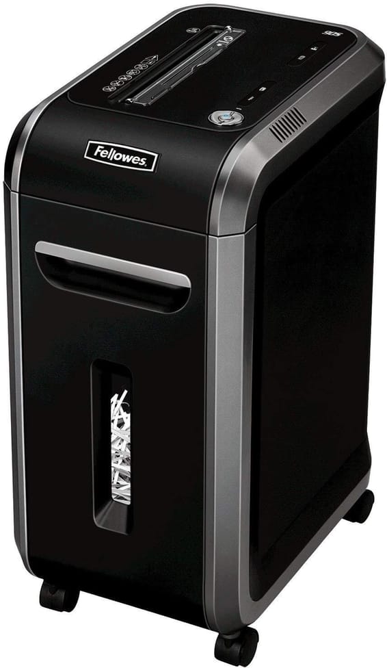 Destructeur Fellowes Powershred® 90S — Sécurité P-2 · 34 L · 18 feuilles/passage