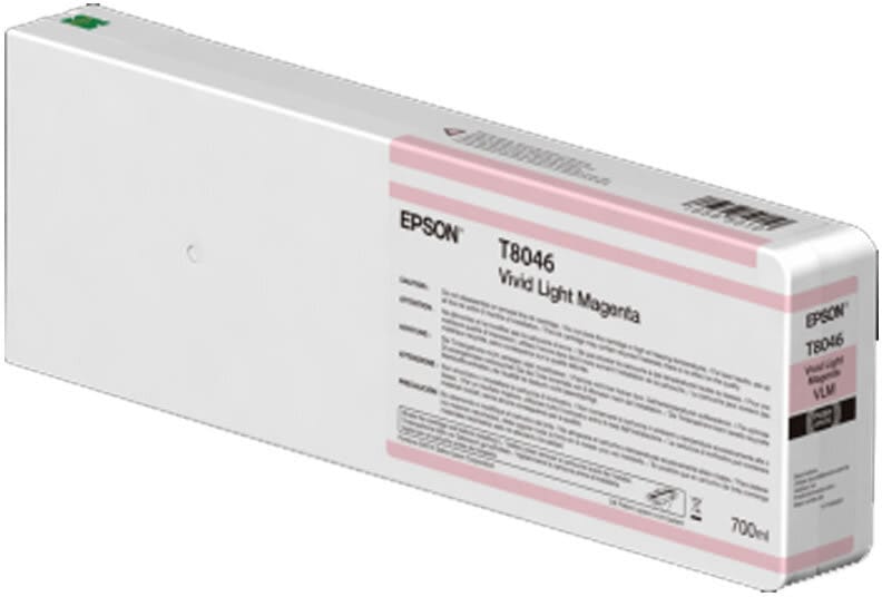 Epson T8046 Vivid Magenta Claire - Cartouche d'encre Epson UltraChrome HDX/HD 700ml (C13T804600) — image 1