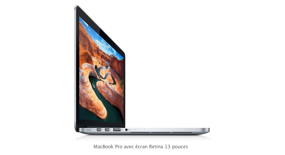 MacBook Pro 13" avec écran Retina (MD212F/A) — image 3