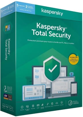 Kaspersky Total Security - 5 Postes / 1 an