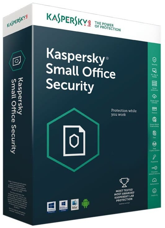 Kaspersky Small Office Security 8.0 | 1 Serveur / 5 Postes