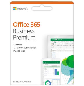 Microsoft Office 365 Business Premium | 1 licence 1 année (KLQ-00423)