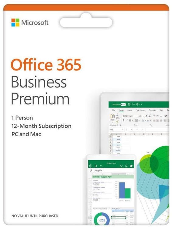 Microsoft Office 365 Business Premium | 1 licence 1 année (KLQ-00423)