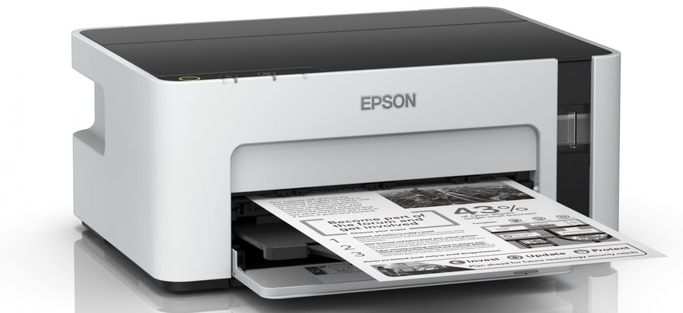 Imprimante Monochrome Epson EcoTank M1100 à réservoir rechargeable  (C11CG95404) — image 4