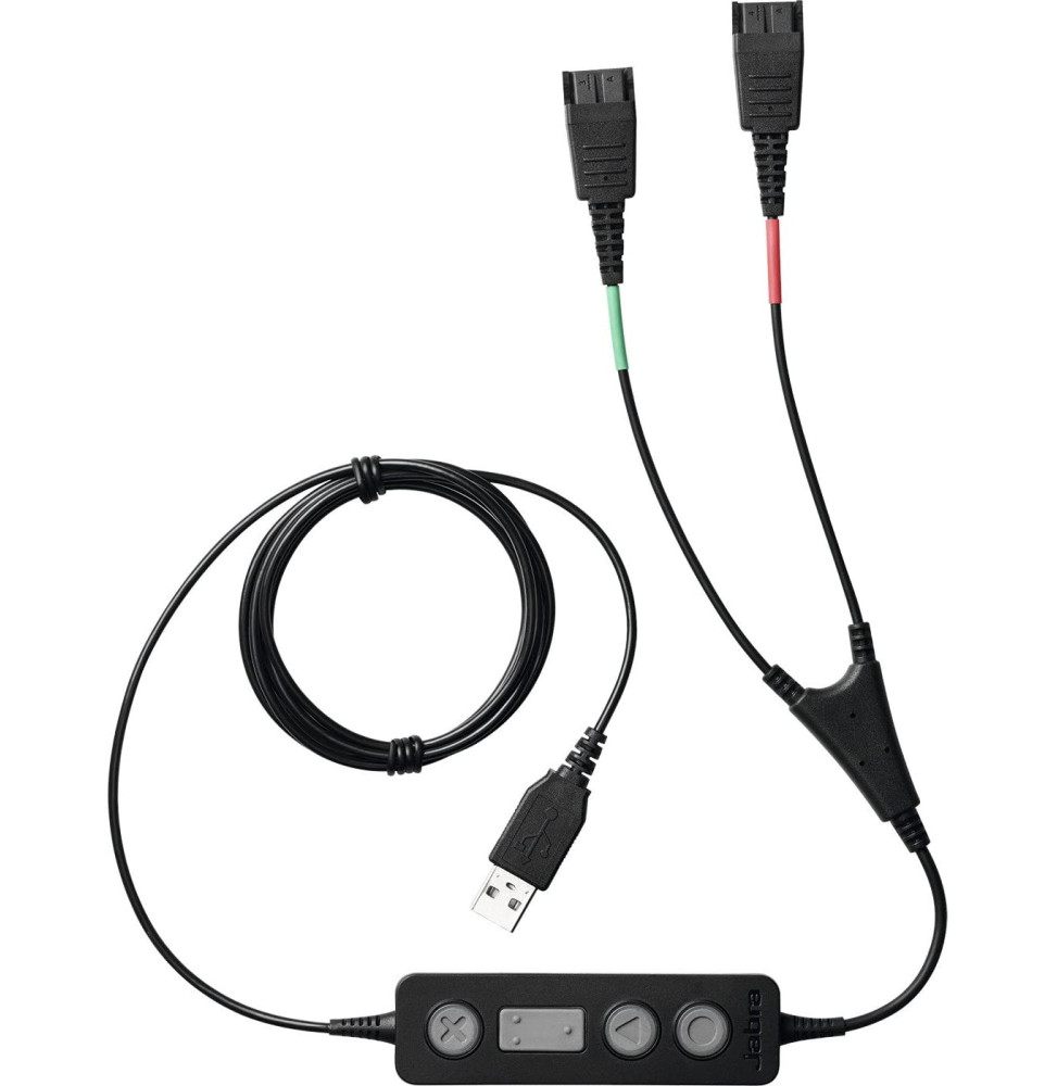 Adaptateur de micro-casque Jabra LINK 265 - USB/QD (265-09)