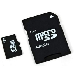 Carte micro SD 2 GB avec adaptateur SD - Memup