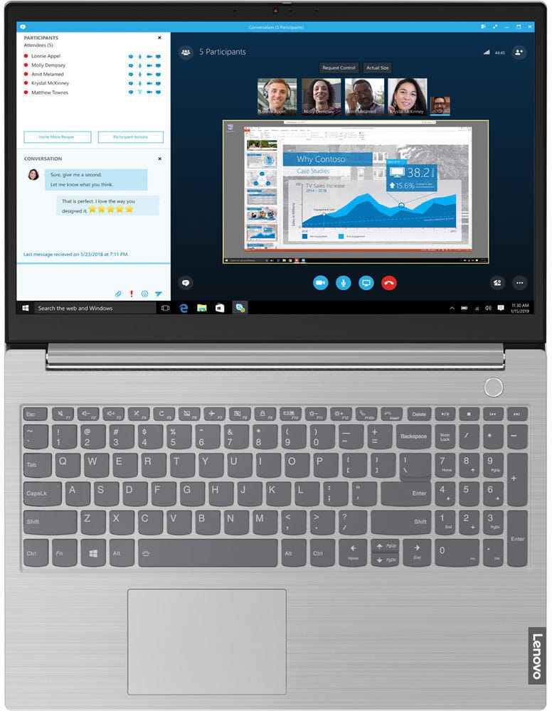 Ordinateur Portable Lenovo ThinkBook 15 (20SM001RFE) — image 9