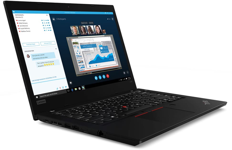 Ordinateur Portable Lenovo ThinkPad L490 (20Q50007FE) — image 2