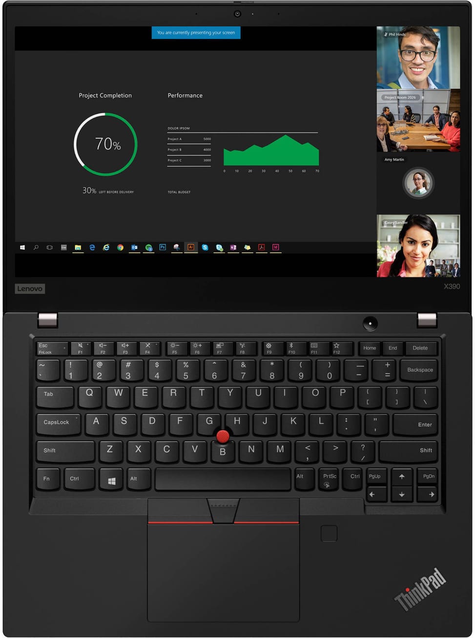 Ordinateur Portable Lenovo ThinkPad X390 (20Q0000TFE) — image 9