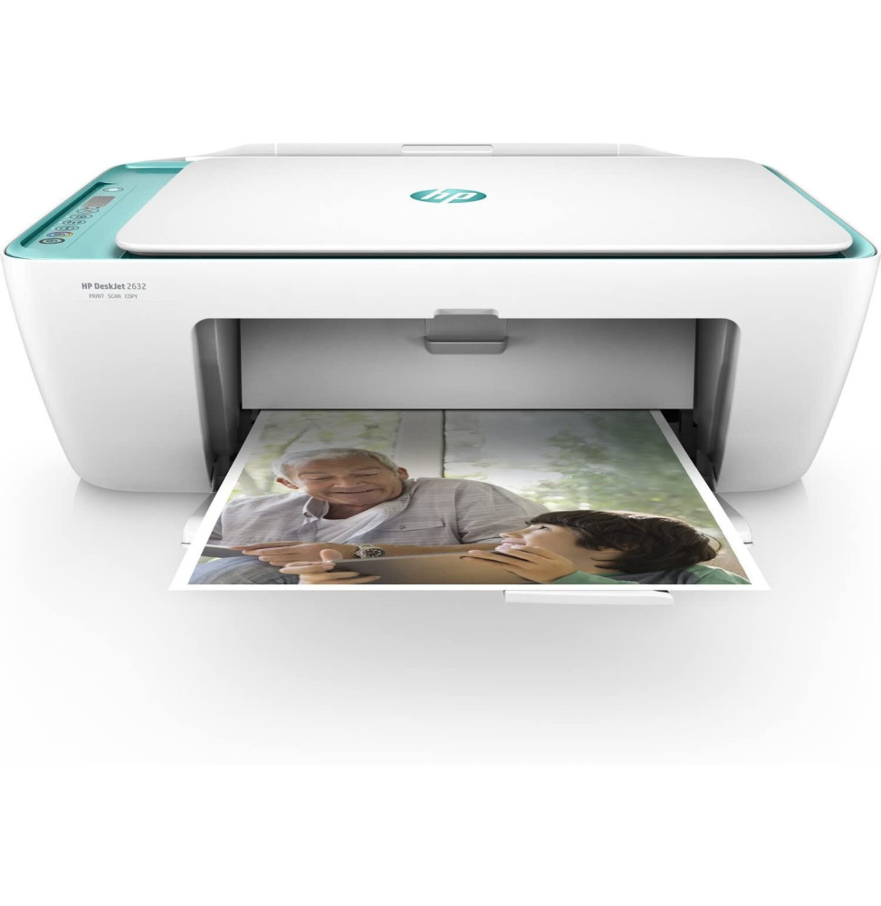 Imprimante Multifonction Jet d'encre HP DeskJet 2632 (V1N05C)