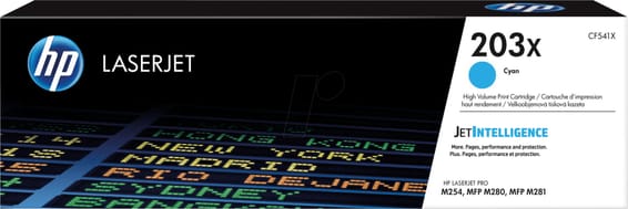 HP 203X Cyan (CF541X) - Toner HP LaserJet d'origine