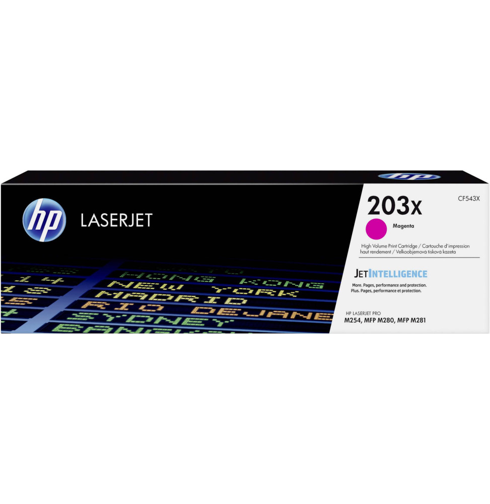 HP 203X Magenta (CF543X) - Toner HP LaserJet d'origine