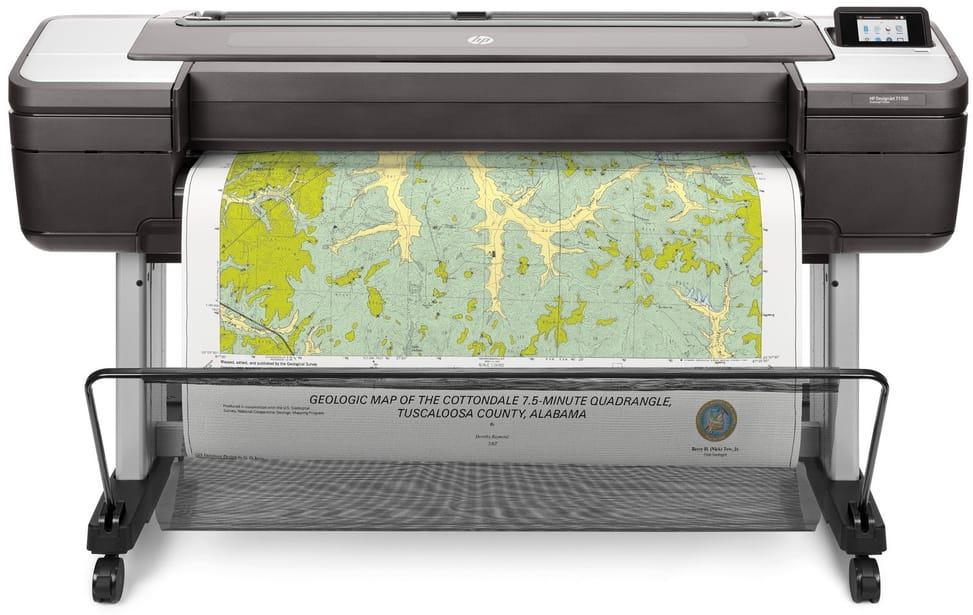 HP DesignJet T1700 Plotter - 44 inches (W6B55A) — image 1