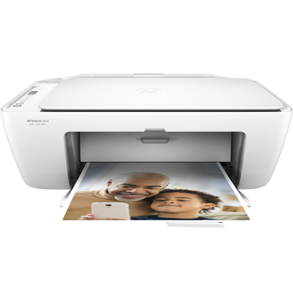 Imprimante Multifonction Jet d'encre HP DeskJet 2620 (V1N01C) prix Maroc