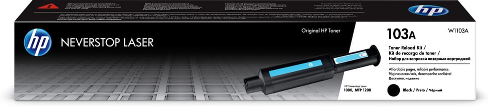 تونر HP LaserJet أصلي Neverstop HP 103A أسود (W1103A) — صورة 1