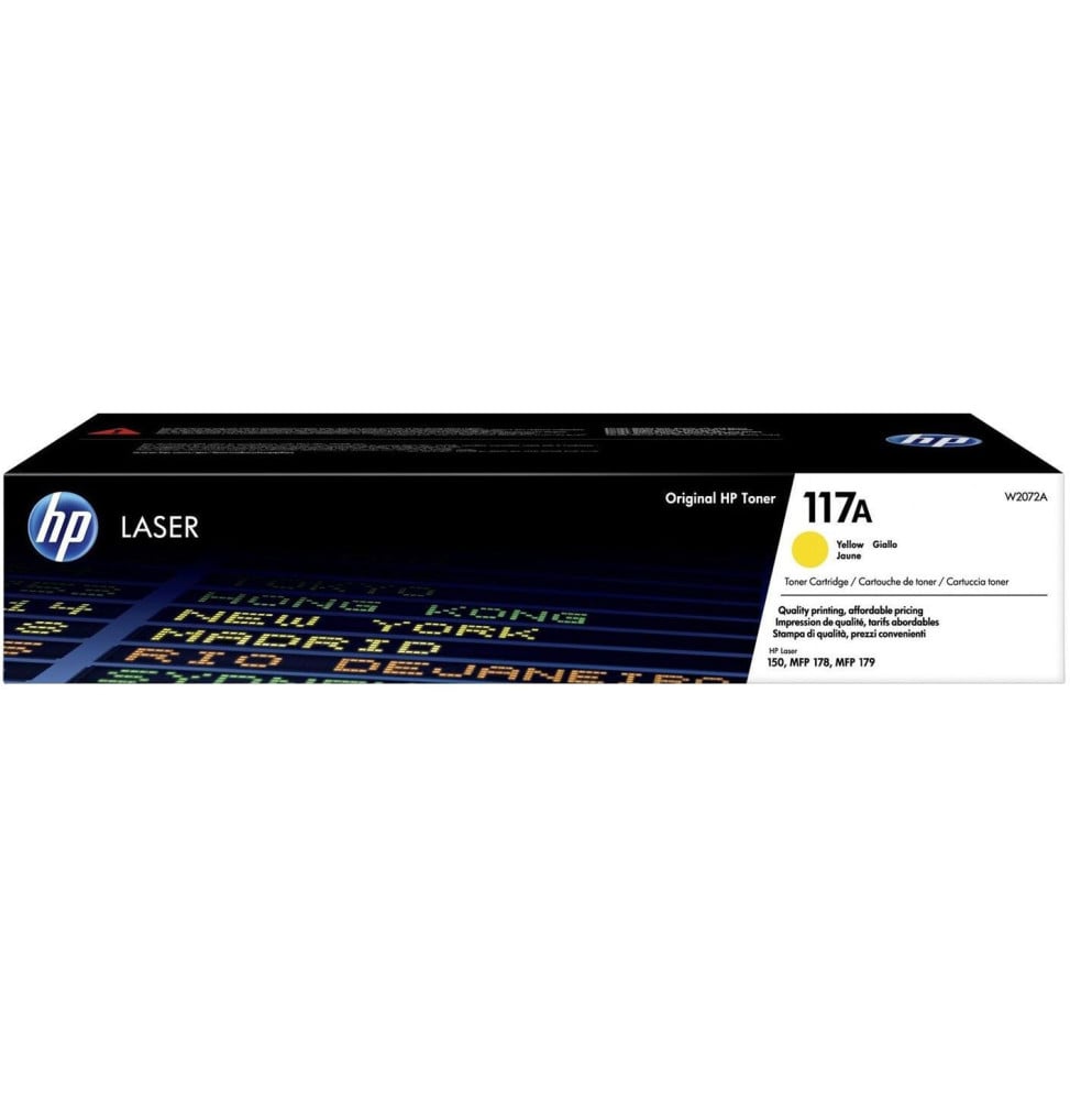 HP 117A Jaune (W2072A) - Toner HP LaserJet d'origine