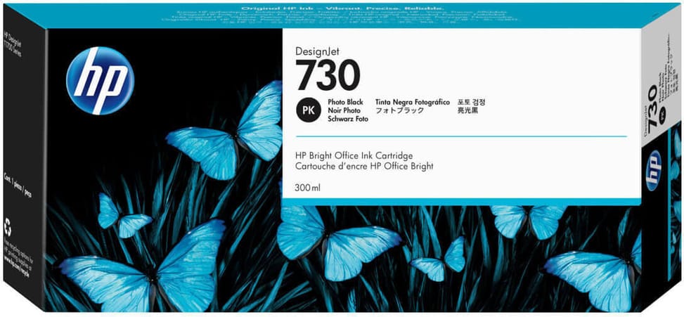 HP 730 Photo Black - Original HP Ink Cartridge (P2V73A) — image 1
