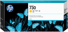 HP 730 Jaune - Cartouche d'encre HP d'origine (P2V70A)
