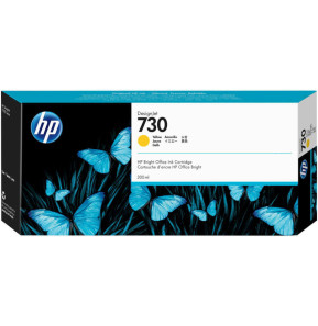 HP 730 Jaune - Cartouche d'encre HP d'origine (P2V70A)