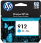 HP 912 Cyan - Cartouche d'encre HP d'origine (3YL77AE)