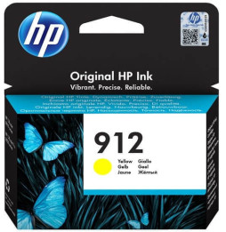 HP 912 Jaune - Cartouche d'encre HP d'origine (3YL79AE)