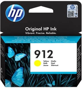 HP 912 Jaune - Cartouche d'encre HP d'origine (3YL79AE)